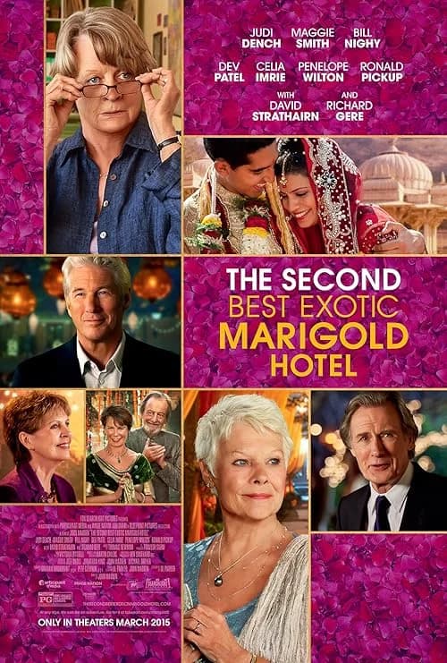 The Second Best Exotic Marigold Hotel film posteri